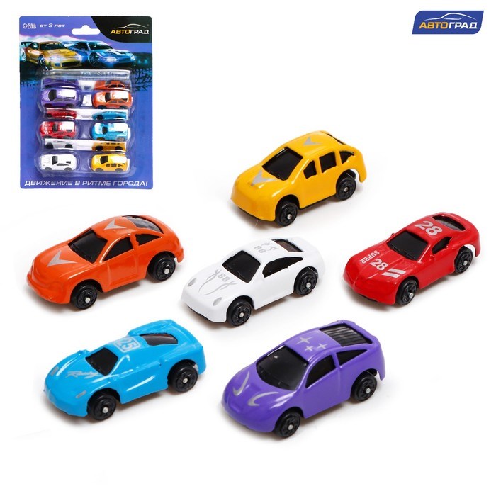 Набор игровой металлических машин Гонка 1*6 SL-04734 5198486 5198486 - фото 169703