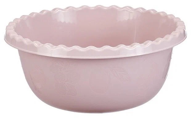Миска 3,0л круглая Белый ротанг 1*24 М1312 М1312 - фото 169928