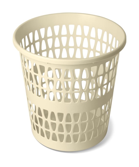 Корзина для мусора Феста 11л слоновая кость С722СЛК 1*16 С722СЛК