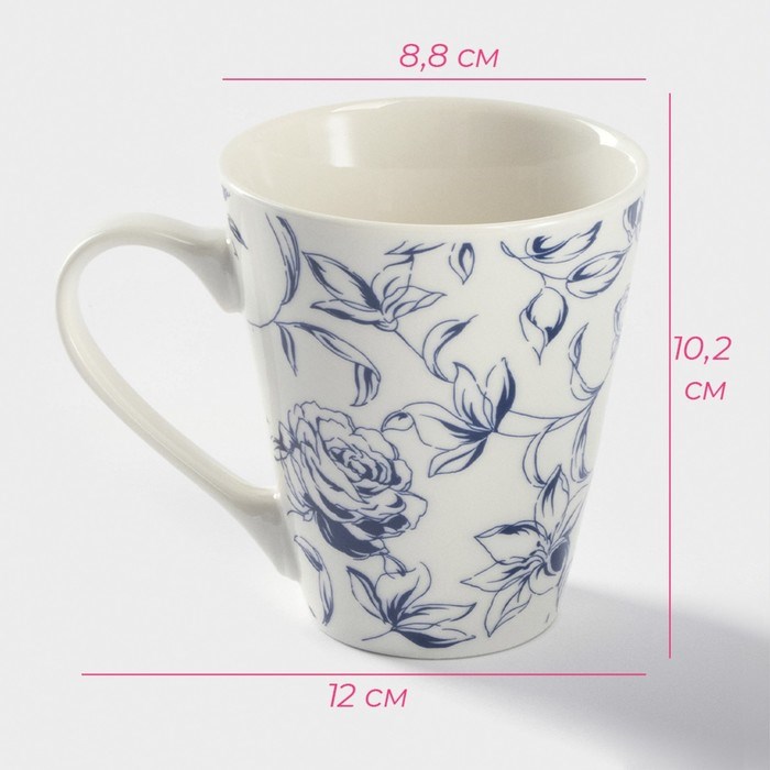 Кружка 0,3л фарфор Розалия 2421413 2421413