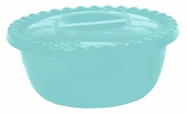 Миска 3,0л круглая с крышкой Аквамарин МП1316 1*35 МП1316