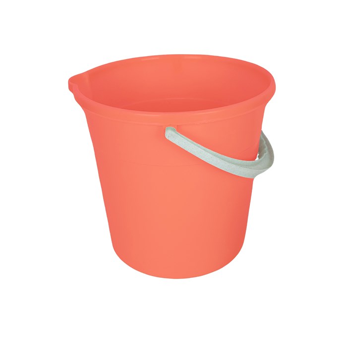Ведро 7л пищевое с носиком коралловый MPG0095 1*10 MPG0095