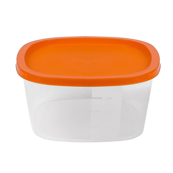 Контейнер для СВЧ и заморозки 1,55л квадратный МИКС MPG5989 ;1*30 MPG5989