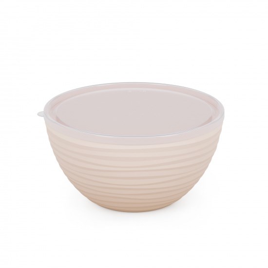 Чаша Оазис 2,5л с крышкой (бежевый) М8403 1*11 М8403