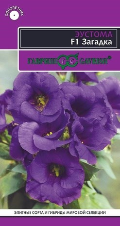 Семена цветов Эустома Загадка низкорослая голубая Г Е119