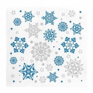 Салфетки 25х25 50л с рисунком 1*45 Е61