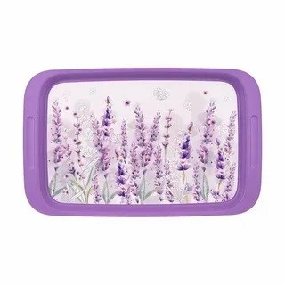 Поднос малый Лаванда 430х268х20мм ПБ10144 1*6 ПБ10144