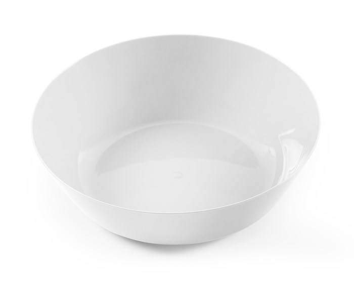 Тарелка пластм глубокая Натура d-170мм белая С946БЕЛ С946БЕЛ