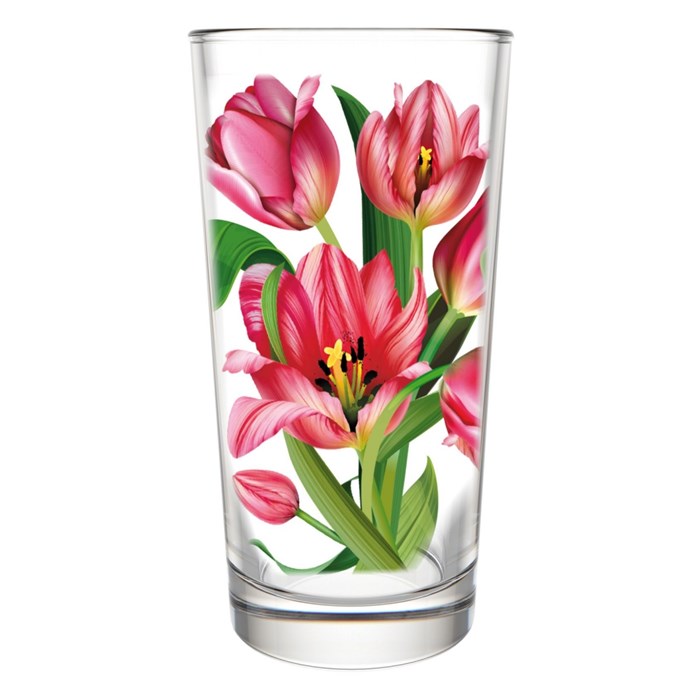 Набор стаканов высоких 0,23 стекло 6шт Тюльпан 146-ДТ 146-ДТ