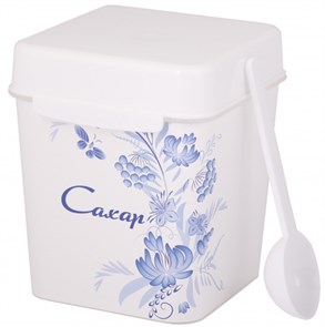 Емкость Шале (сахар) 1,2л с ложкой (уп.12) М7808 М7808