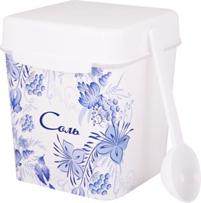 Емкость Шале (соль) 1,2л с ложкой (уп.12) М7809 М7809