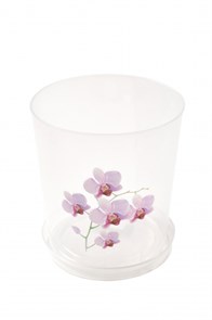 Горшок цв д/орхидеи Декор 3,5л (прозрачный) М1606 1*20 М1606