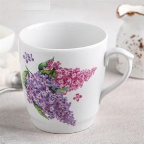 Кружка 0,35л фарфор Сирень-2 2С0557Ф34 1333009 1333009