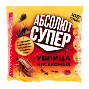 Средство Абсолют Дуст Супер 100г Зеленый Остров 1*50 В110