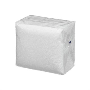 Салфетки 24х24 белые эконом 1*40 В154