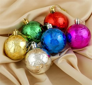 {{photo.Alt || photo.Description || 'Набор шаров пластик d-6 см 6 шт Снеговичёк 3505667'}}