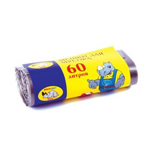 Мешки для мусора 60л*30шт. 8мкм ПНД 1*30 MPG960119