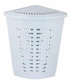 Корзина для белья 45л угловая (голубой) М1365 1*6 М1365