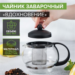 {{photo.Alt || photo.Description || 'Чайник заварочный 850мл Вдохновение черный 563244'}}