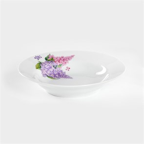 {{photo.Alt || photo.Description || 'Тарелка фарфор глубокая Сирень d=20 см 1035442'}}