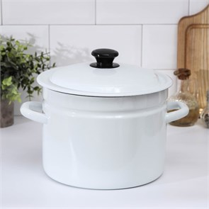 {{photo.Alt || photo.Description || 'Кастрюля 6л эмаль цилиндр белая без деколи 7693211'}}