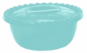 Миска 3,0л круглая с крышкой Аквамарин МП1316 1*35 МП1316