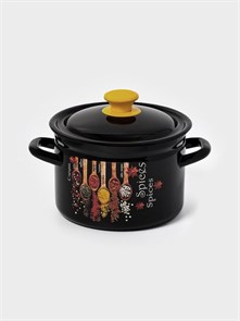 {{photo.Alt || photo.Description || 'Кастрюля 3л эмаль цилиндр коричневая Карри 10940093'}}