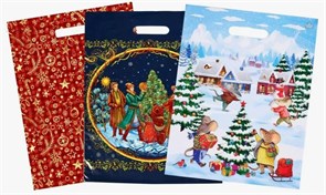 Пакет в/р 38*45/60 С Новый год! В615