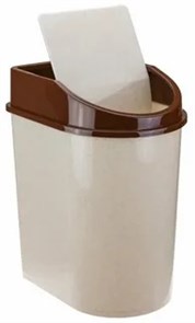 Контейнер для мусора 8л беж мрам МП2481 МП2481