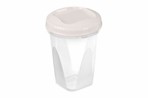 Банка с завинчивающейся крышкой Тондо 0,9л кремовая С286КРЕМ С286КРЕМ