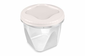 Банка с завинчивающейся крышкой Тондо 1,5л кремовая С288КРЕМ С288КРЕМ