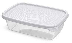 Контейнер прямоугольный Романо 0,9л серо-голубой С851СГОЛ С851СГОЛ