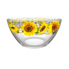 Салатник большой стекло Подсолнухи 326/1-ДП 326/1-ДП