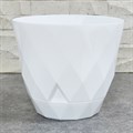 Горшок цв Laurel 2,3л д175мм с поддоном (белый) 221610929Б 1*18 221610929Б