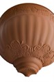 Кашпо Европа 2,5л настенное (коричневое) ХП-039 1*20 00-00000039