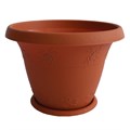 Кашпо 4л Магнолия (коричневое) ХП-113 1*25 00-00000113 - фото 165726