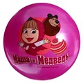 Мяч Маша и Медведь с наклейкой ПВХ, 23 см 9841824 9841824