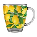 Набор кружек 0,35л стекло 6шт Лимоны 2025/6-ДЛ 2025/6-ДЛ