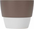 Горшок Валенсия 1,2л d13,5 h11 фраппе-белый 1*35 Г236