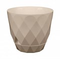 Горшок цв Laurel 2,3л д-175мм бежевый 1*18 221610927