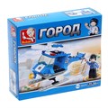 Конструктор 85 деталей Городская серия Полицейский вертолет 716148 716148
