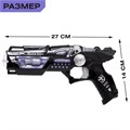 Игрушка Пистолет Черный лед световые и звуковые эффекты 3154362 3154362