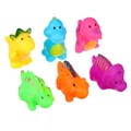 Набор резиновых игрушек для ванны Динопарк с пищалкой 6 шт Крошка Я 1593244 1593244