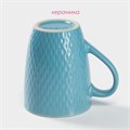 Кружка 0,19л фарфор Лилу голубая 3714613 3714613