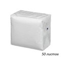 Салфетки 25х25 50л белые 1*45 Е10