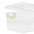 Контейнер 2,5л прямоугольный с ручками (прозрачный) М421 1*12 М421