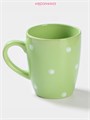 Кружка 0,36л фарфор Зеленый горох 1351806 1351806