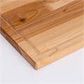 Доска разделочная Прямоугольник средняя (кровосток) дерево 29х20х1,8 см 7364881 7364881