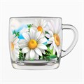 Кружка 0,3л стекло Ромашковое поле 2134-ДРП 2134-ДРП