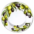 Тарелка сервировочная стекло Оливки 327/1-ДО 327/1-ДО